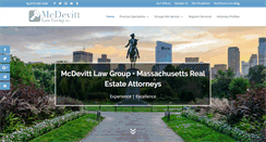 Desktop Screenshot of mcdevittlawgroup.com