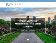 Tablet Screenshot of mcdevittlawgroup.com